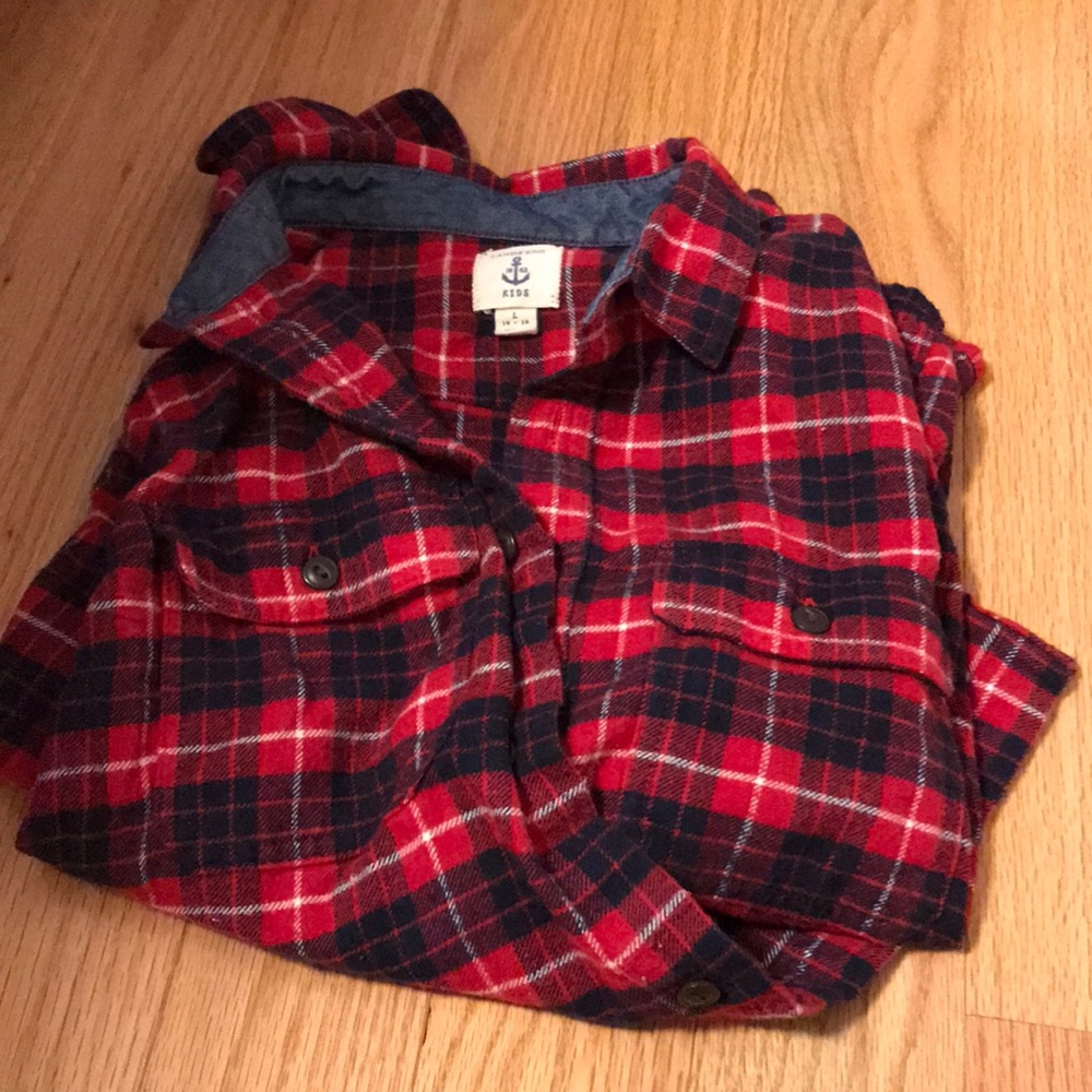 Land’s End Youth L flannel